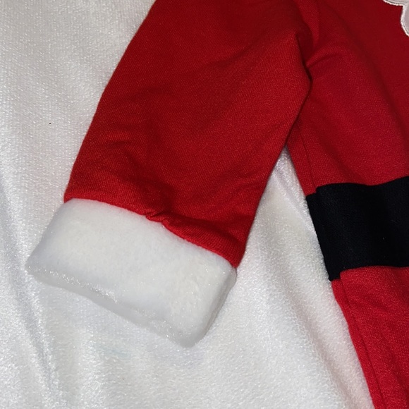 Baby Santa One Piece Hooded Outfit NWT - Picture 4 of 8